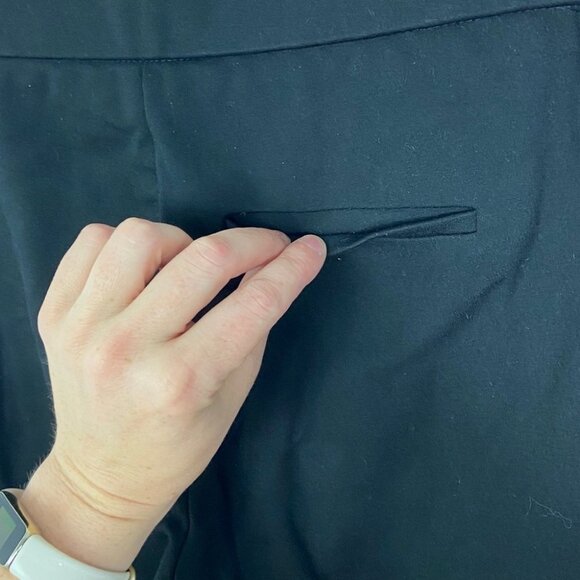 NEW One by Chapter One Nordstrom Black High Rise Leggings Flare Size Small Pants - Picture 4 of 10